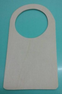 D00032喇叭門掛板-短17.5*9.5*0.3CM